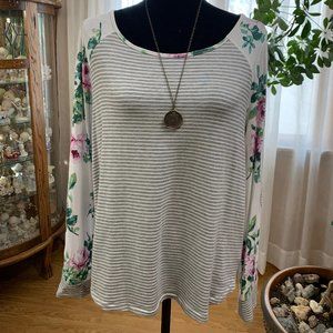 Pink Clover Jodey Elbow Patch Knit Top - Stitchfix